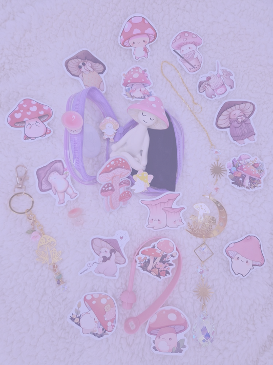 💜 CutiePack #018 💖 Pink Fungyal 🍄🩷