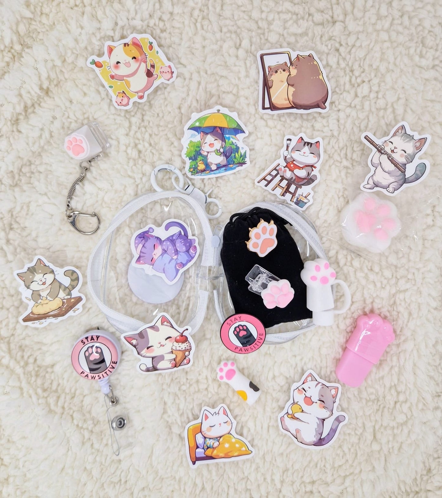 💚 CutiePack #003 💚 Stay Pawsitive 🐾😽