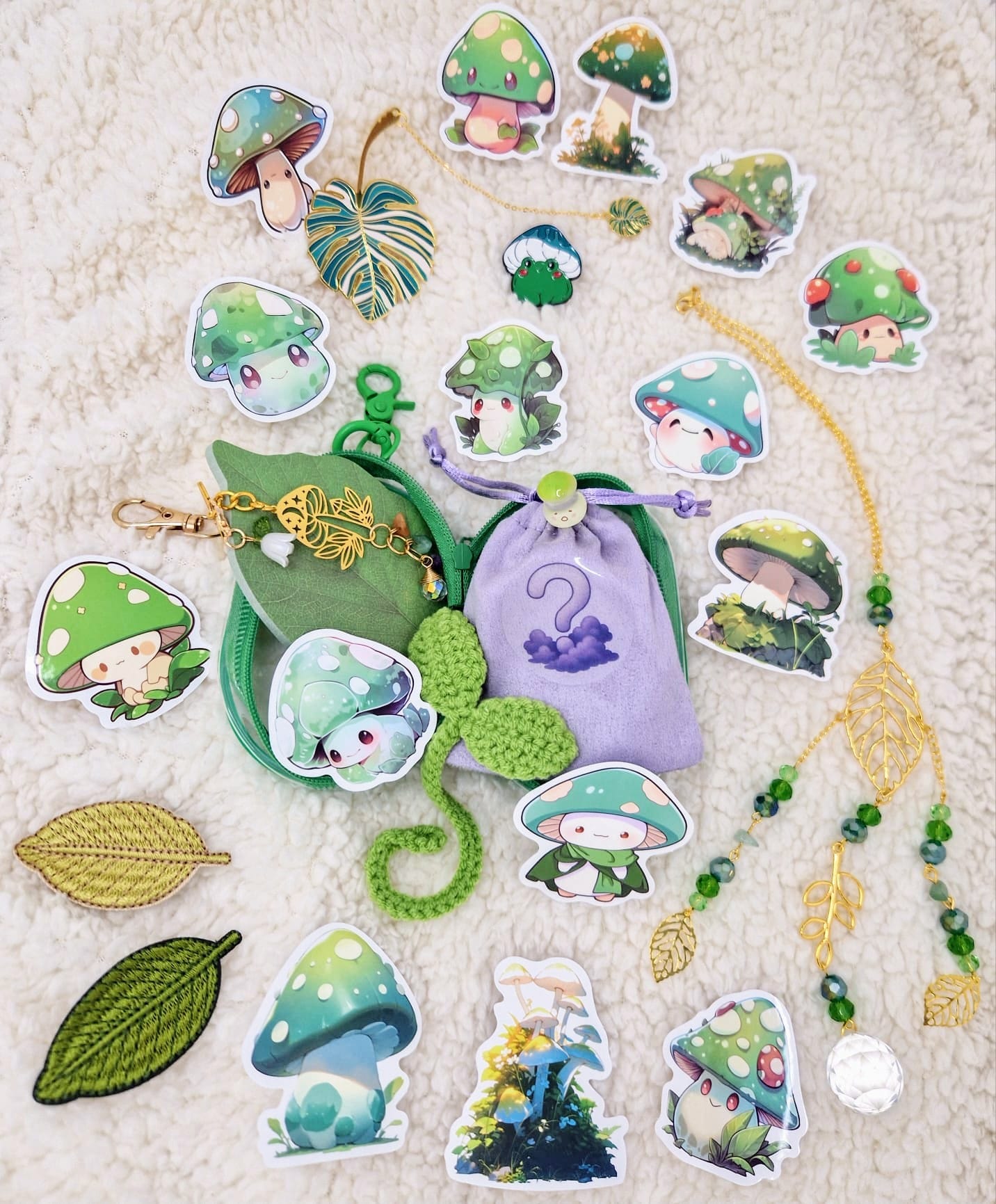 💜 CutiePack #005 💗 Mushy Garden 🍄🌿